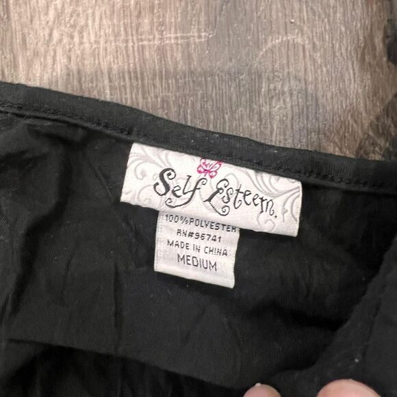 Y2K Self Esteem Padded Halter Tank Top - Picture 3 of 5